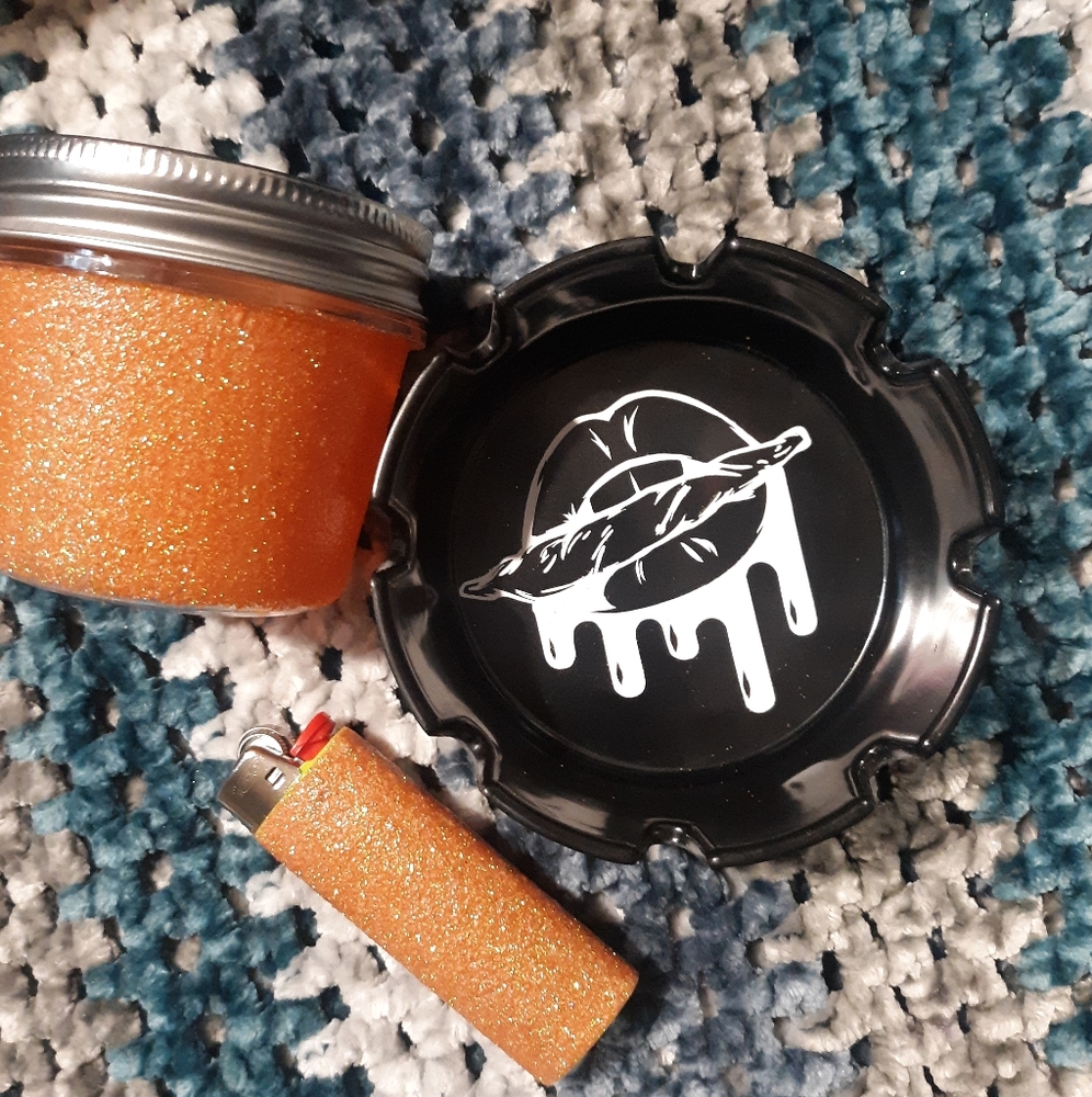 Orange Mini Smoker Set
